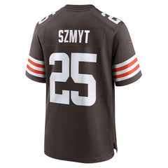 Andre Szmyt Cleveland Browns Team Game Jersey - Brown