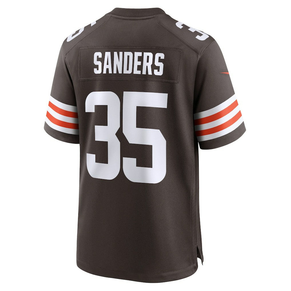 Raheim Sanders Cleveland Browns Team Game Jersey - Brown