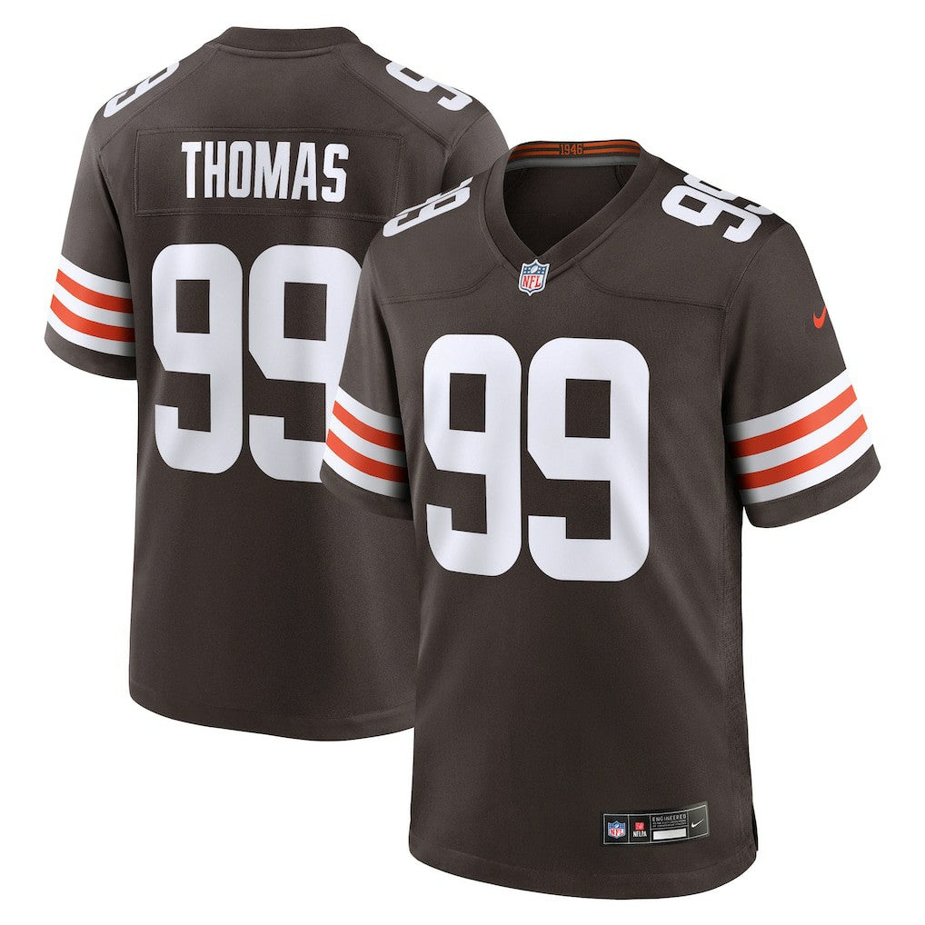 Cameron Thomas Cleveland Browns Team Game Jersey - Brown