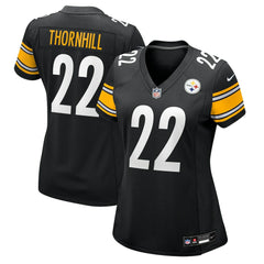 Juan Thornhill Pittsburgh Steelers Women's Team Game Jersey - Black