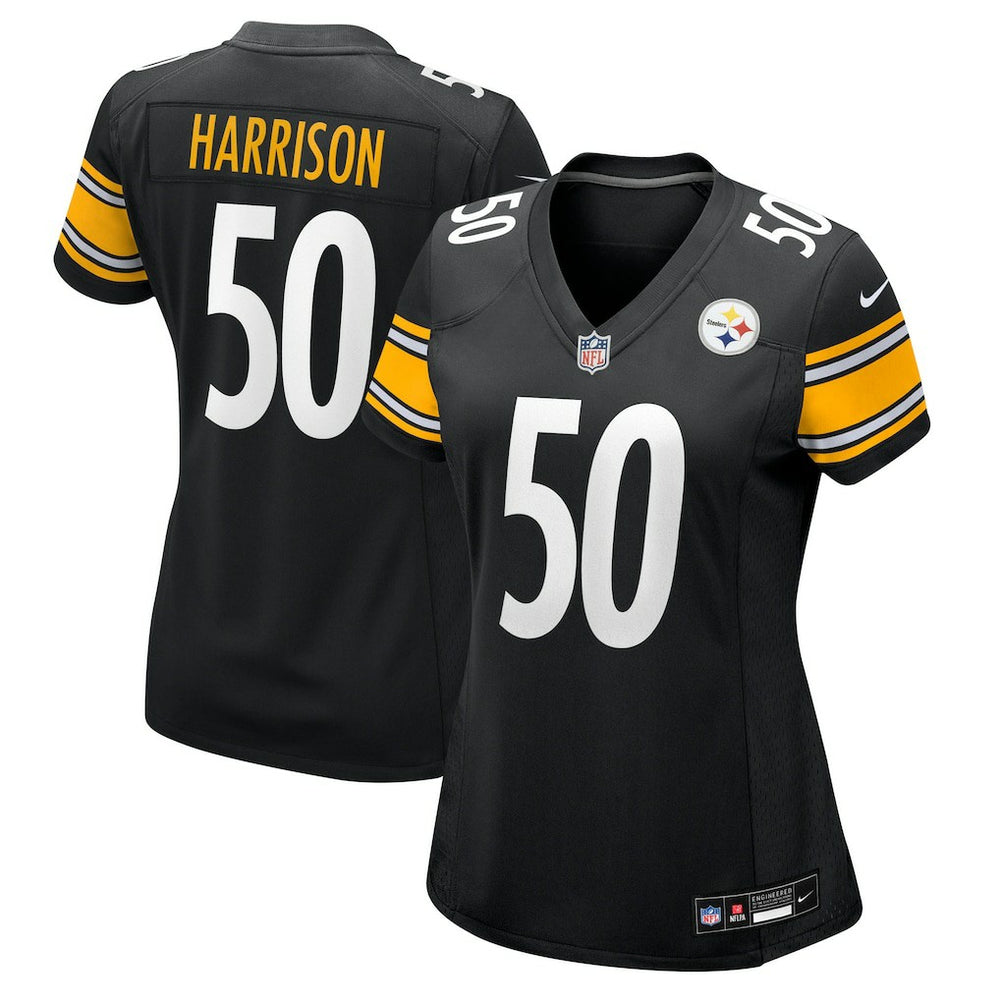 Malik Harrison Pittsburgh Steelers Women's Team Game Jersey - Black