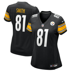 Jonnu Smith Pittsburgh Steelers Women's Team Game Jersey - Black