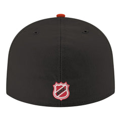 New Jersey Devils New Era Core Logo Two-Tone 59FIFTY Fitted Hat Black