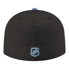 Utah Mammoth New Era Core Logo Two-Tone 59FIFTY Fitted Hat Black