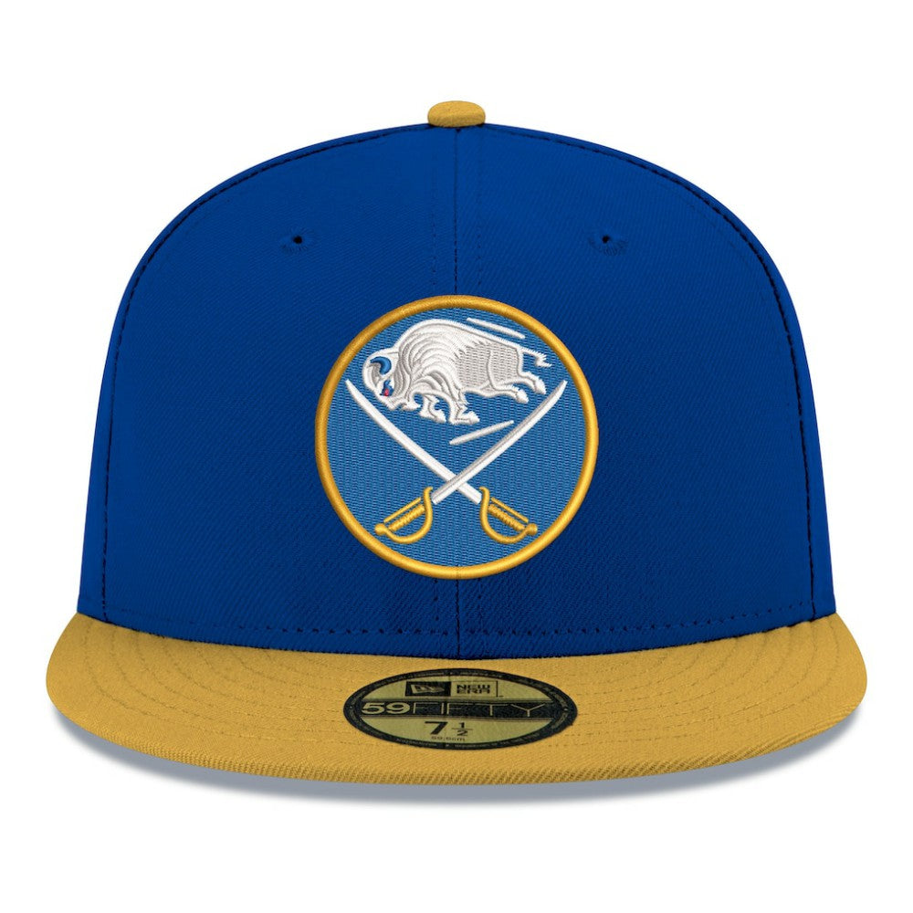Buffalo Sabres New Era Core Logo Two-Tone 59FIFTY Fitted Hat Royal