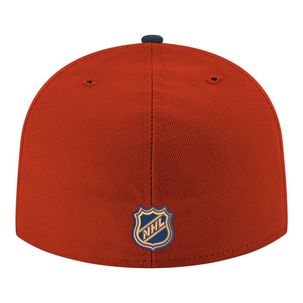 Florida Panthers New Era Core Logo Two-Tone 59FIFTY Fitted Hat Red