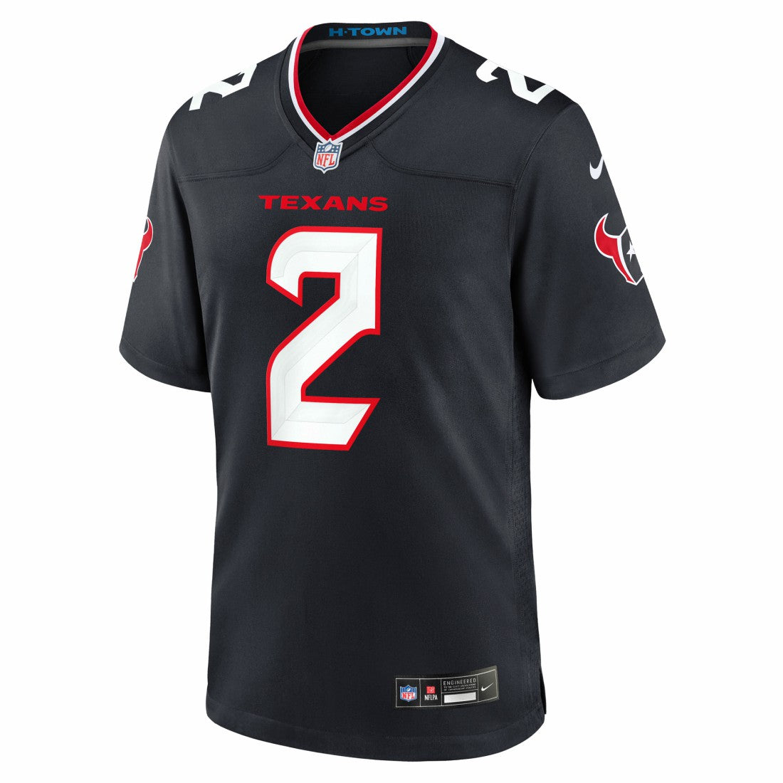 Calen Bullock Houston Texans Team Game Jersey - Navy