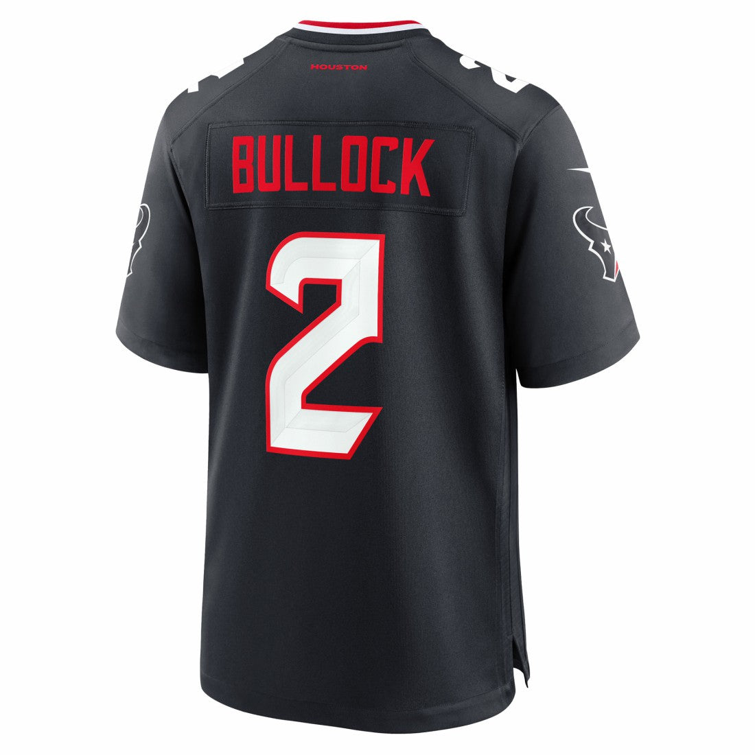 Calen Bullock Houston Texans Team Game Jersey - Navy
