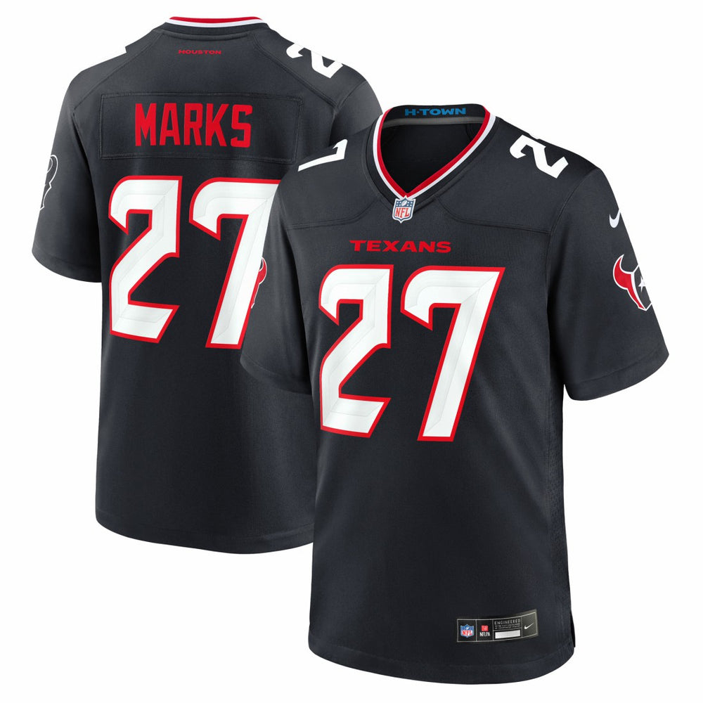 Woody Marks Houston Texans Team Game Jersey - Navy