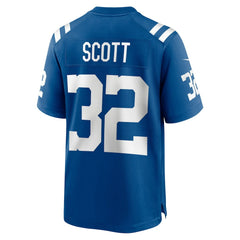 Daniel Scott Indianapolis Colts Team Game Jersey - Royal