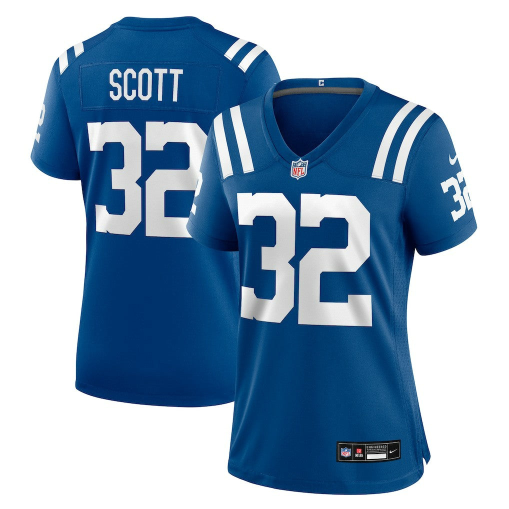 Daniel Scott Indianapolis Colts Women's Team Game Jersey - Royal