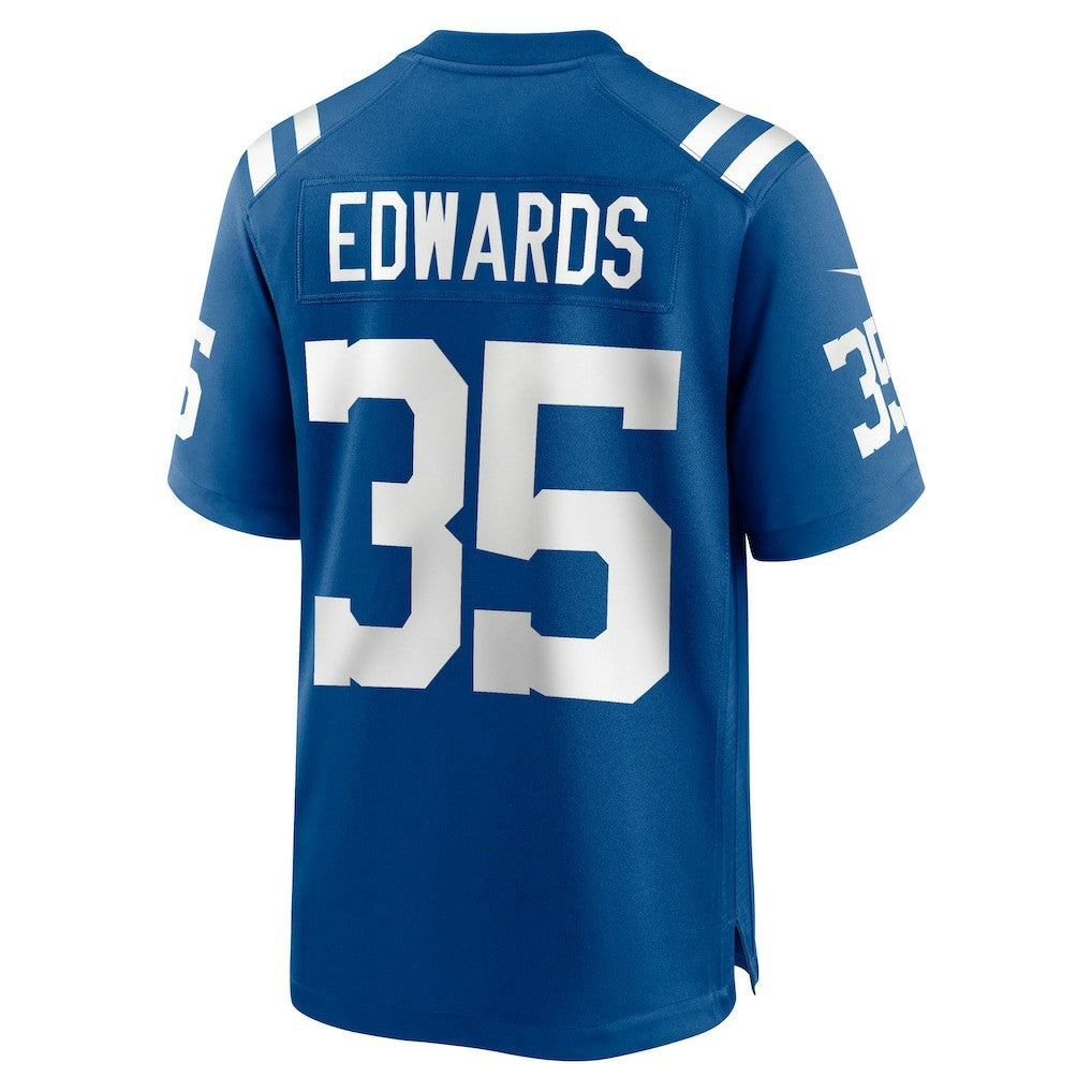 Johnathan Edwards Indianapolis Colts Team Game Jersey - Royal