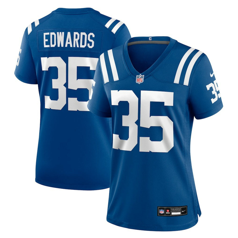 Johnathan Edwards Indianapolis Colts Women's Team Game Jersey - Royal