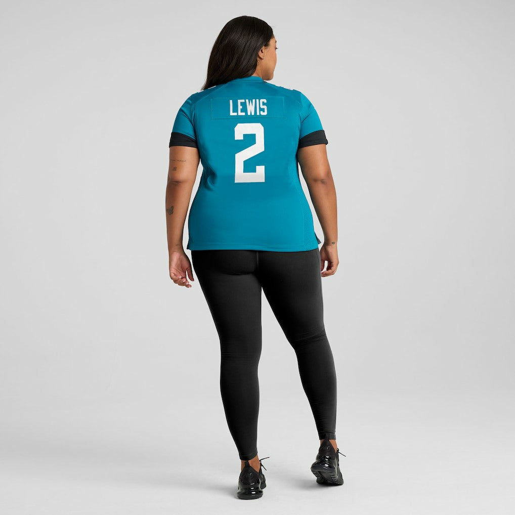 Jourdan Lewis Jacksonville Jaguars Women's Team Game Jersey - Teal