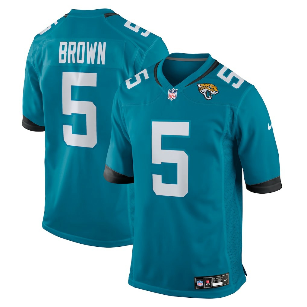 Dyami Brown Jacksonville Jaguars Team Game Jersey - Teal