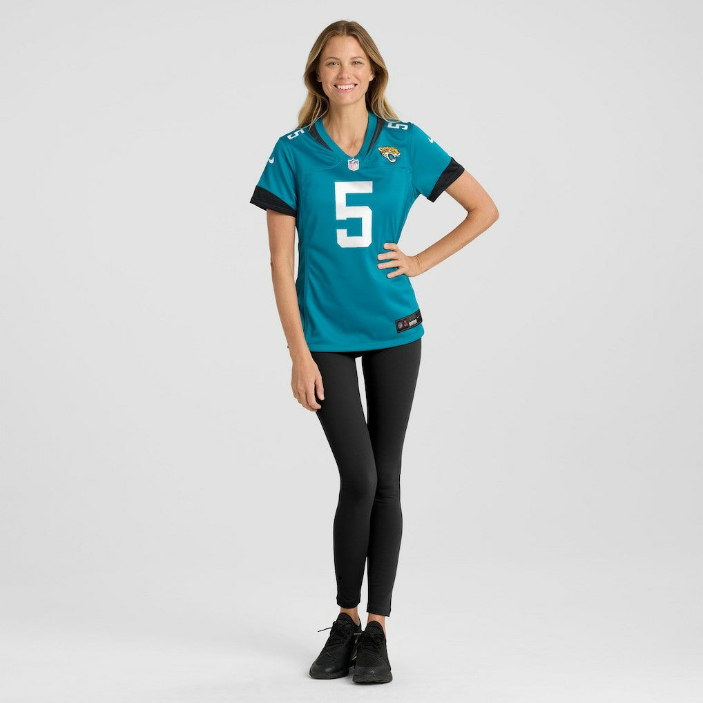 Dyami Brown Jacksonville Jaguars Women's Team Game Jersey - Teal