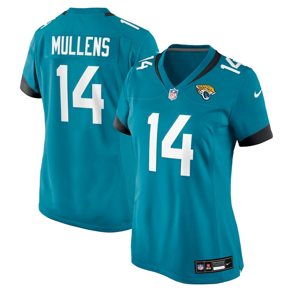 Nick Mullens Jacksonville Jaguars Women's Team Game Jersey - Teal