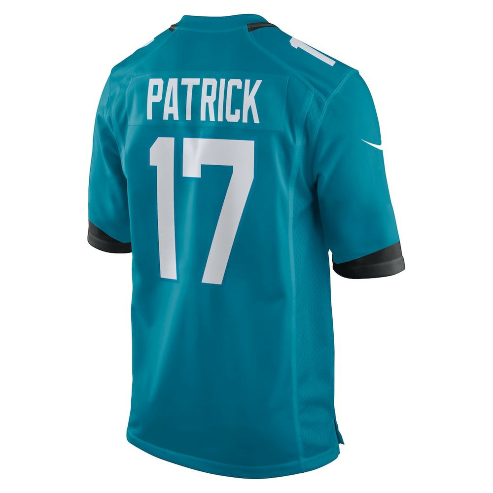 Tim Patrick Jacksonville Jaguars Team Game Jersey - Teal