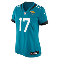 Tim Patrick Jacksonville Jaguars Women's Team Game Jersey - Teal