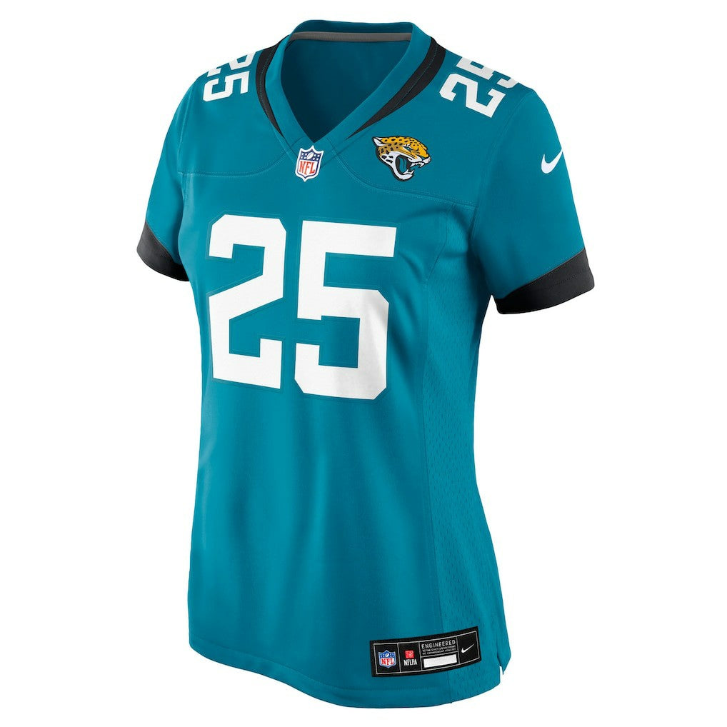 Rayuan Lane III Jacksonville Jaguars Women's Team Game Jersey - Teal