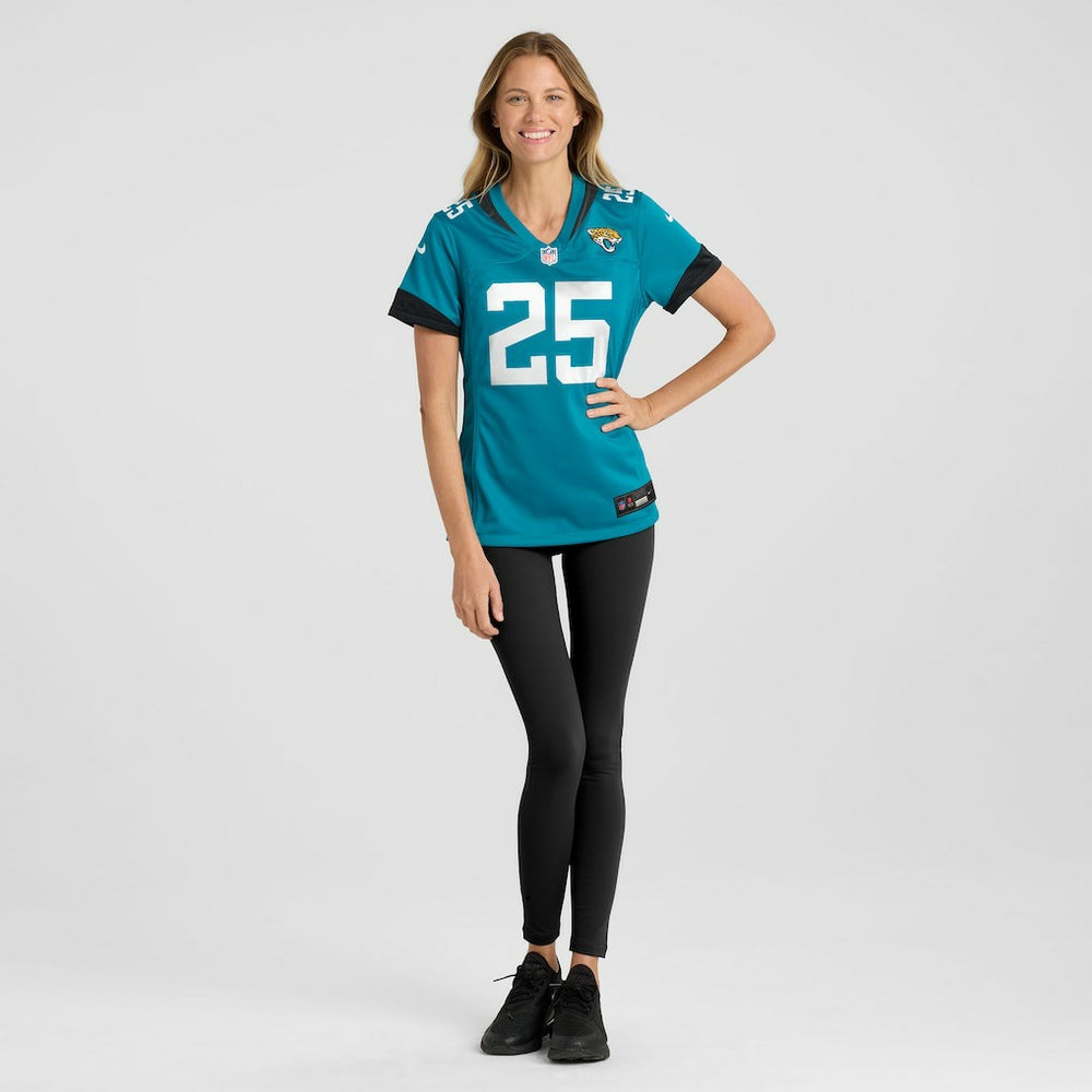 Rayuan Lane III Jacksonville Jaguars Women's Team Game Jersey - Teal