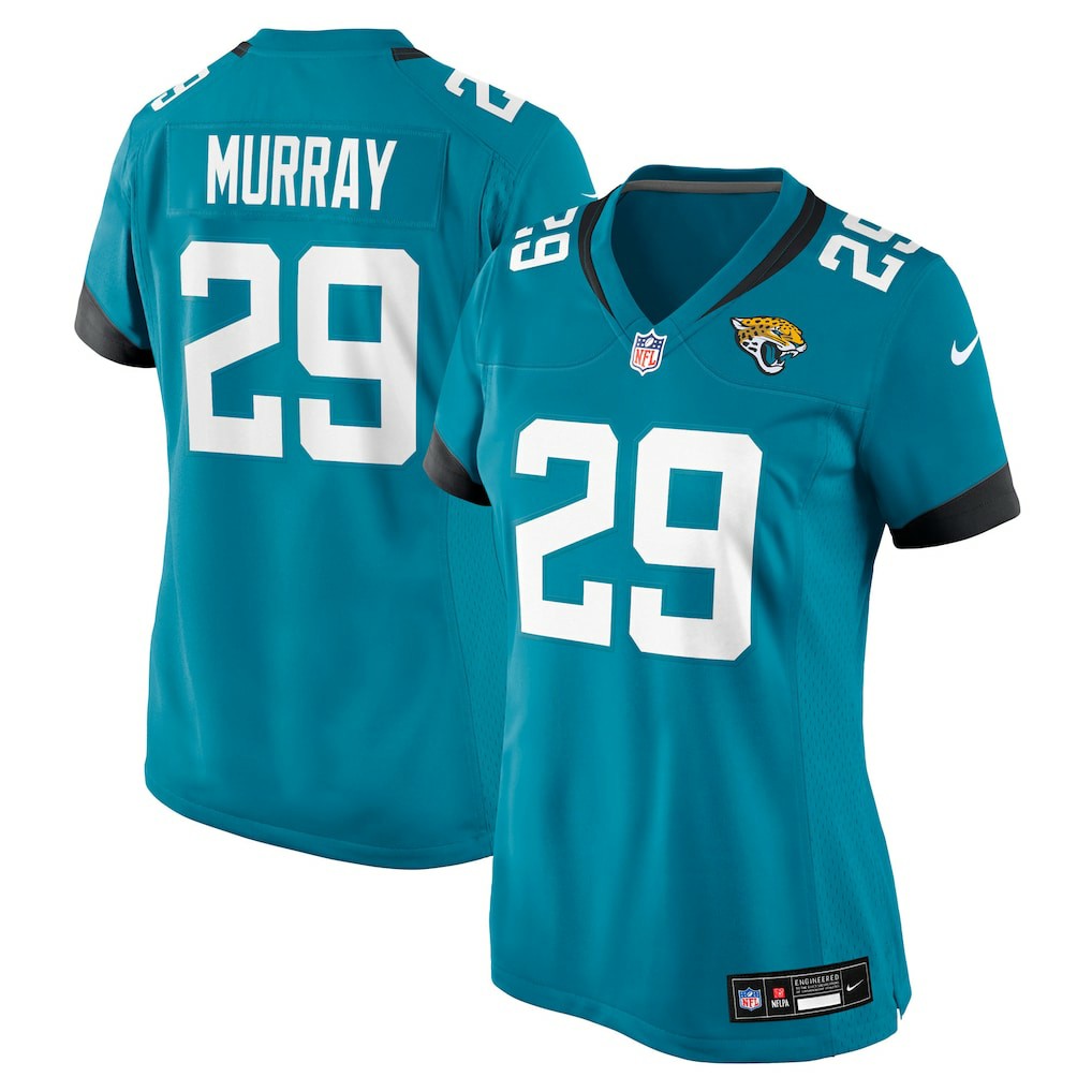 Eric Murray Jacksonville Jaguars Women's Team Game Jersey - Teal