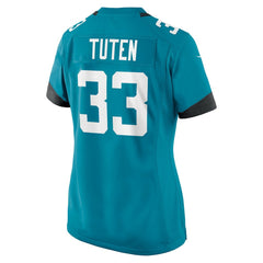 Bhayshul Tuten Jacksonville Jaguars Women's Team Game Jersey - Teal
