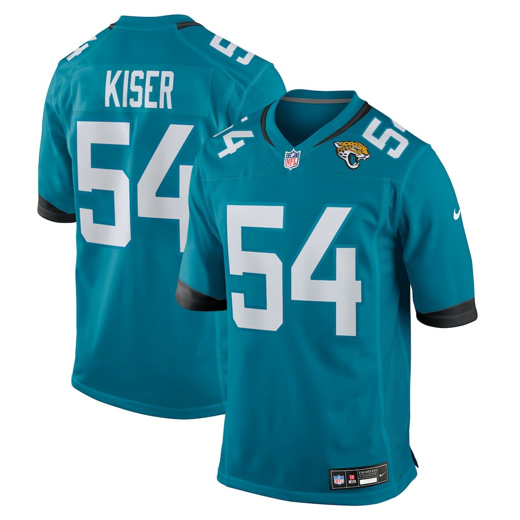 Jack Kiser Jacksonville Jaguars Team Game Jersey - Teal