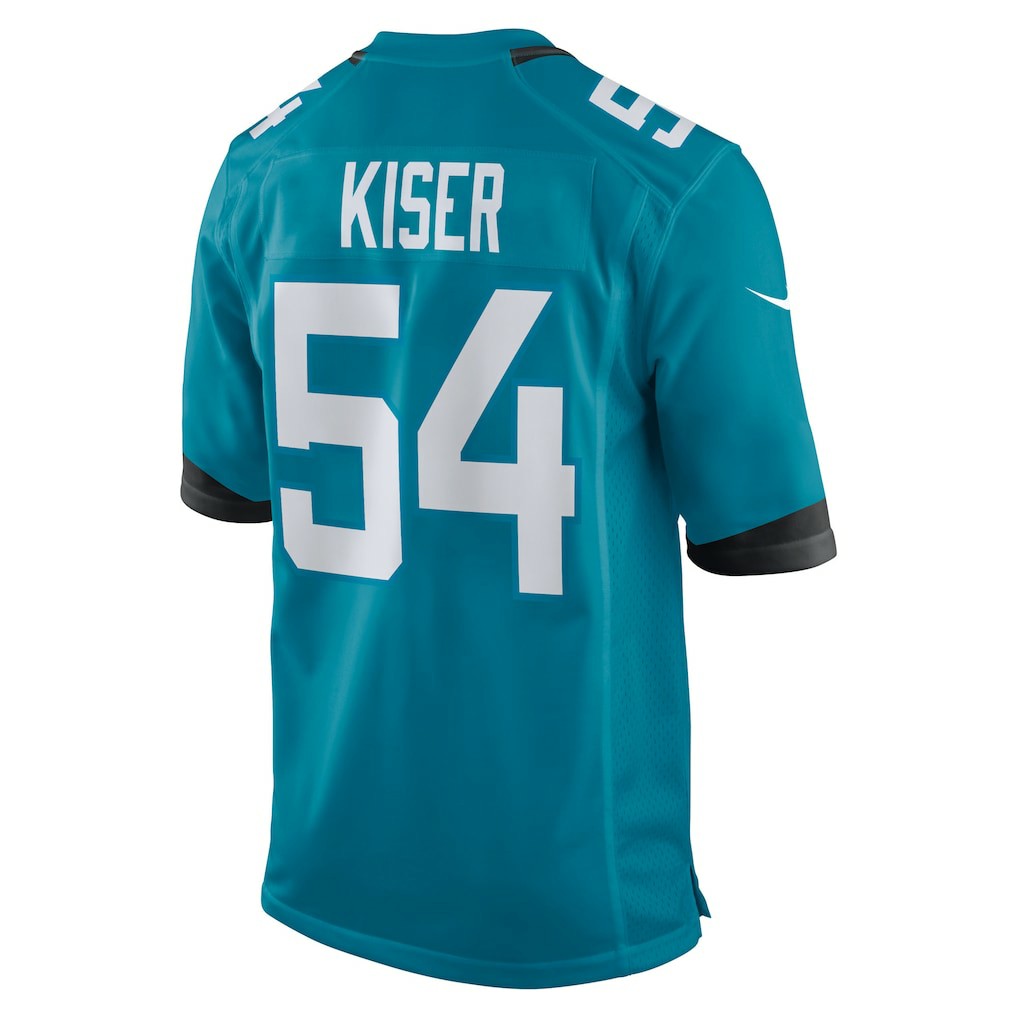 Jack Kiser Jacksonville Jaguars Team Game Jersey - Teal