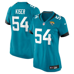 Jack Kiser Jacksonville Jaguars Women's Team Game Jersey - Teal