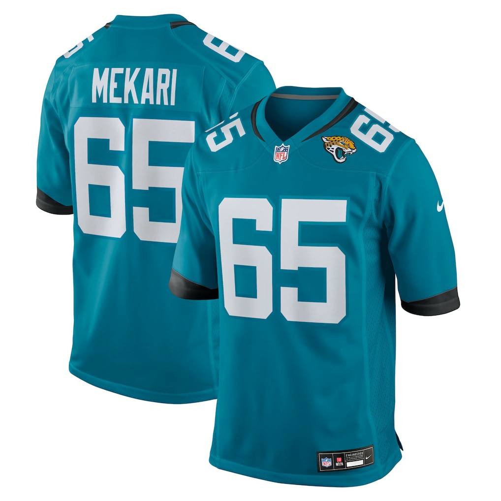Patrick Mekari Jacksonville Jaguars Team Game Jersey - Teal
