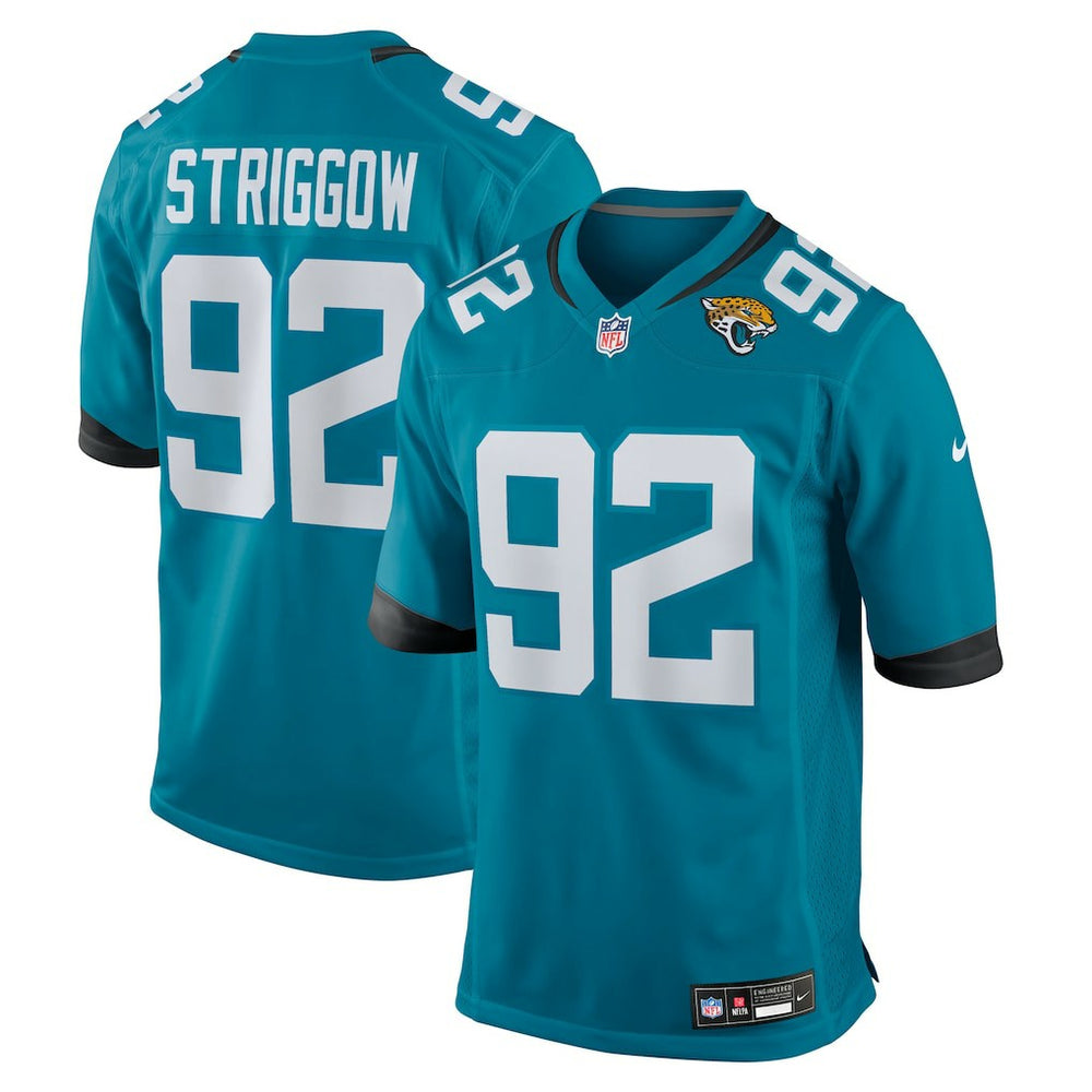 Danny Striggow Jacksonville Jaguars Team Game Jersey - Teal