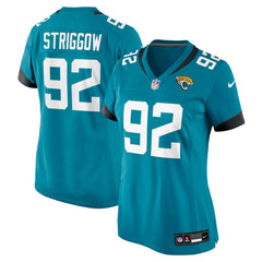Danny Striggow Jacksonville Jaguars Women's Team Game Jersey - Teal