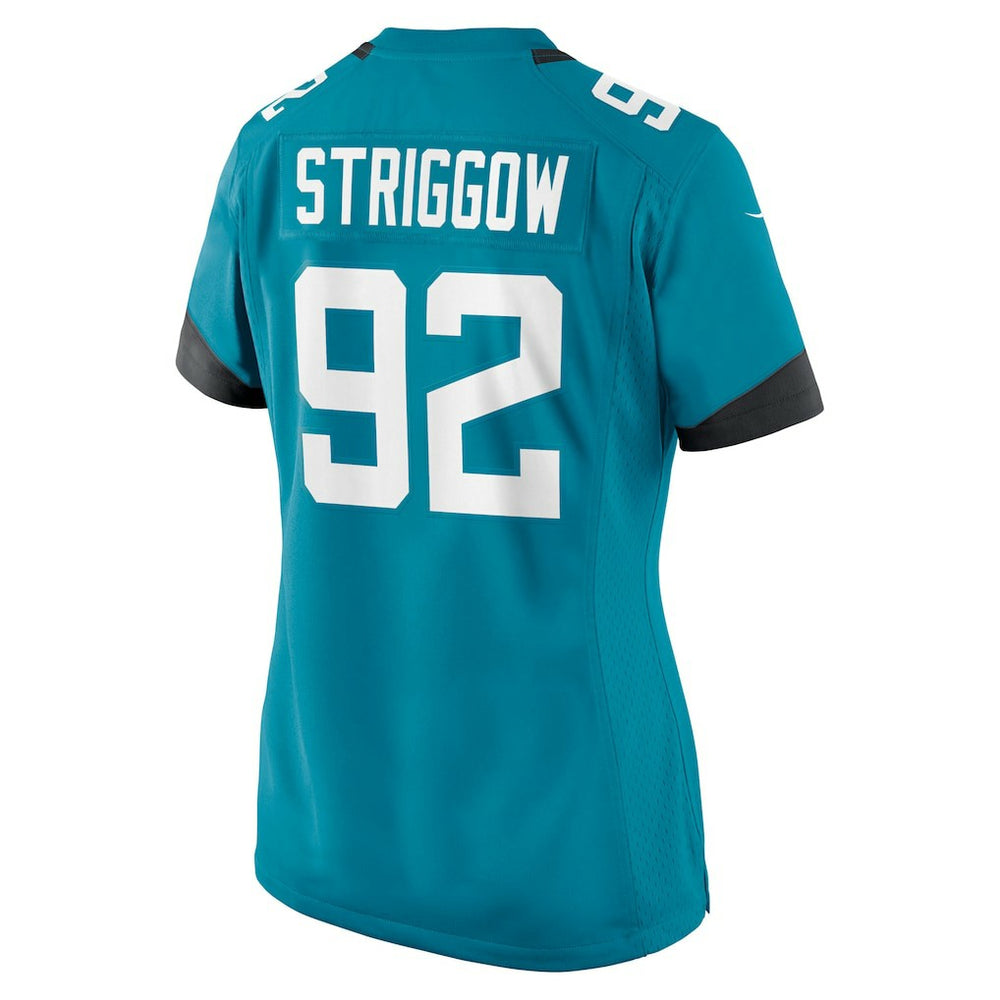 Danny Striggow Jacksonville Jaguars Women's Team Game Jersey - Teal