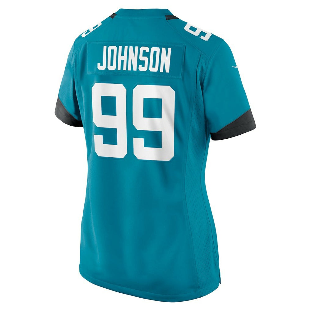 Austin Johnson Jacksonville Jaguars Women's Team Game Jersey - Teal