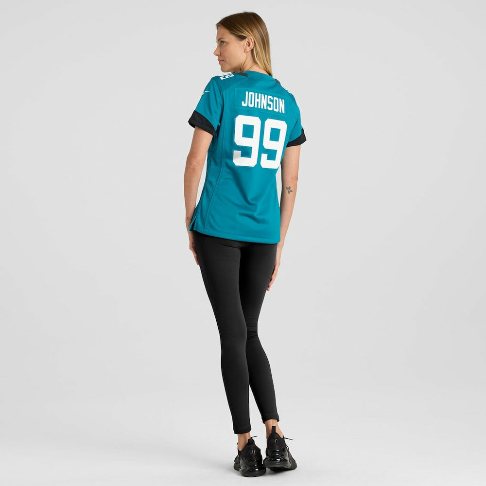 Austin Johnson Jacksonville Jaguars Women's Team Game Jersey - Teal