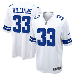 Javonte Williams Dallas Cowboys Game Jersey - White