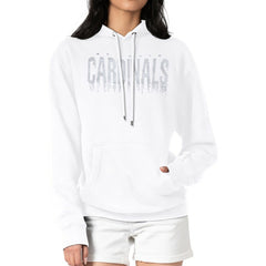 St. Louis Cardinals G-III 4Her by Carl Banks Women's Metallic Drop Fleece Hoodie White