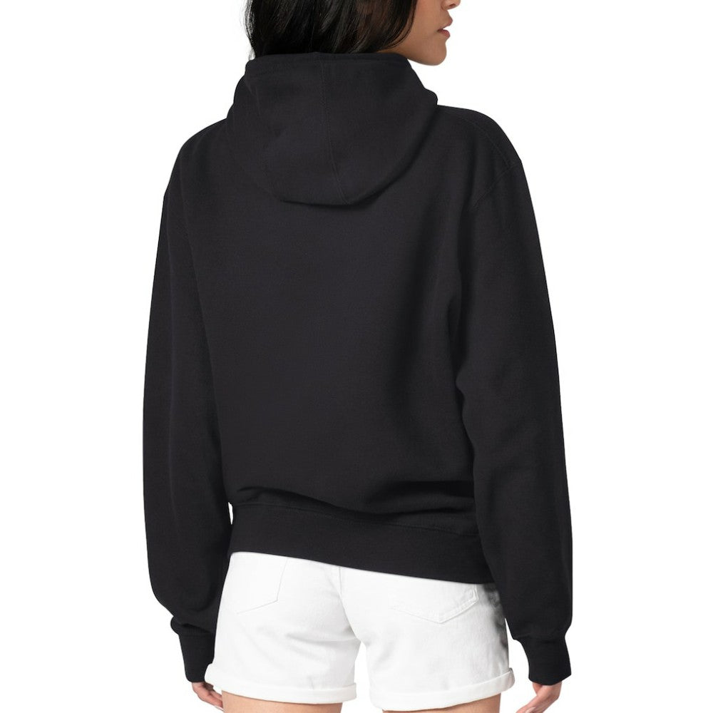 San Francisco Giants G-III 4Her by Carl Banks Women's Metallic Drop Fleece Hoodie Black