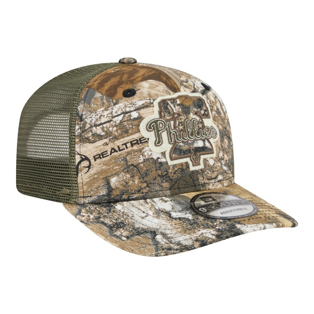 Philadelphia Phillies Realtree 9SEVENTY Adjustable Hat Camo | New Era