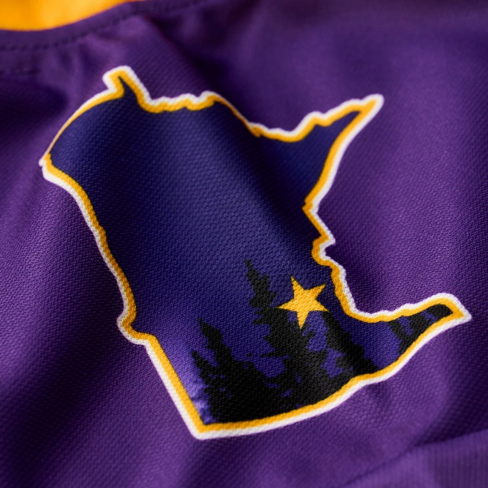 Justin Jefferson Minnesota Vikings Hockey Jersey - Purple cheap