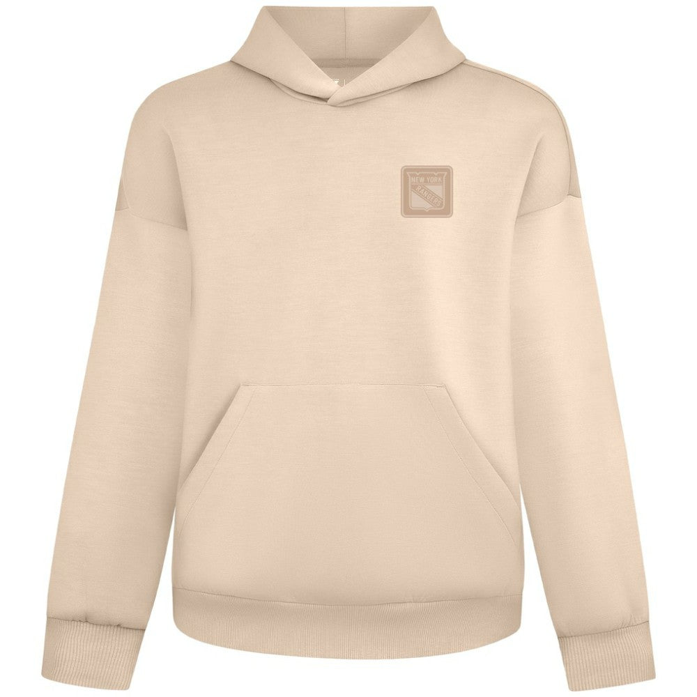 New York Rangers Levelwear Unisex Tri-Blend Luxe Signature Hoodie Khaki