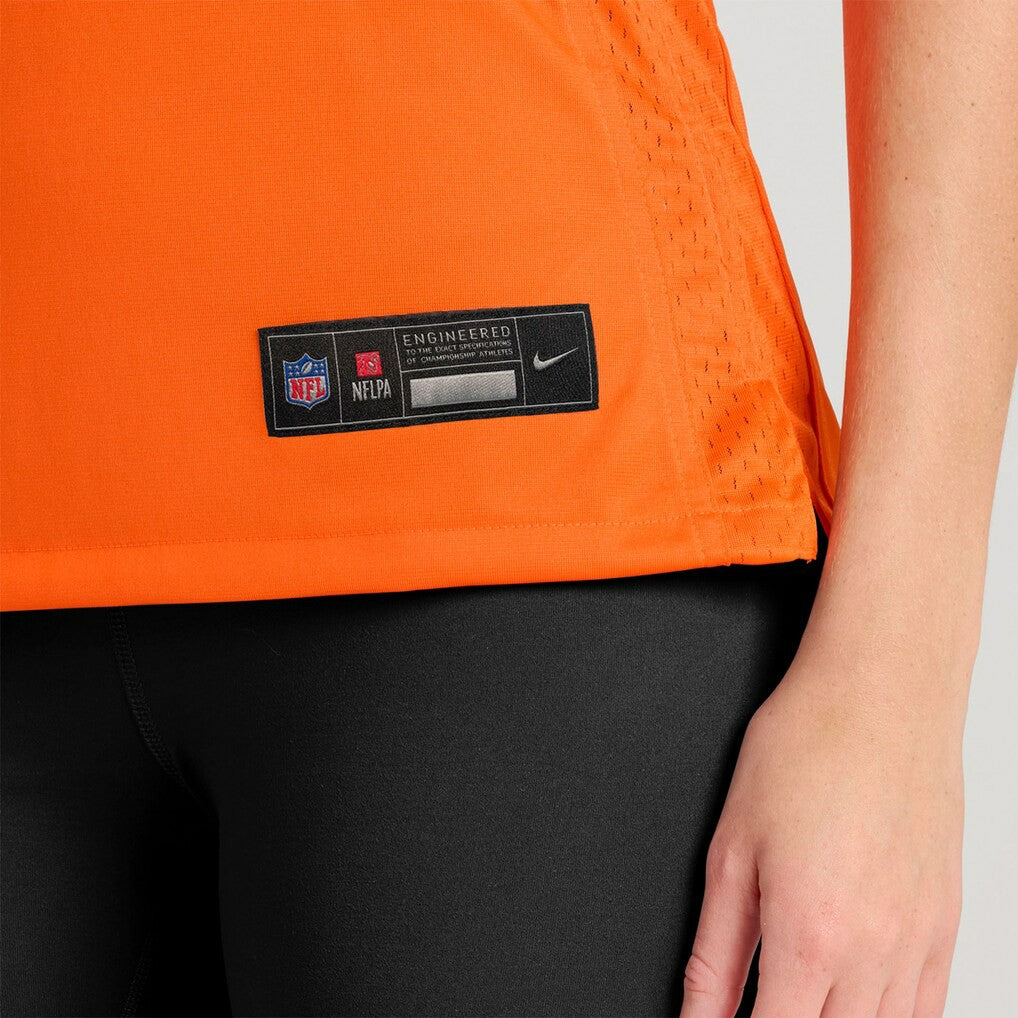RJ Harvey Denver Broncos Women's Team Game Jersey - Orange