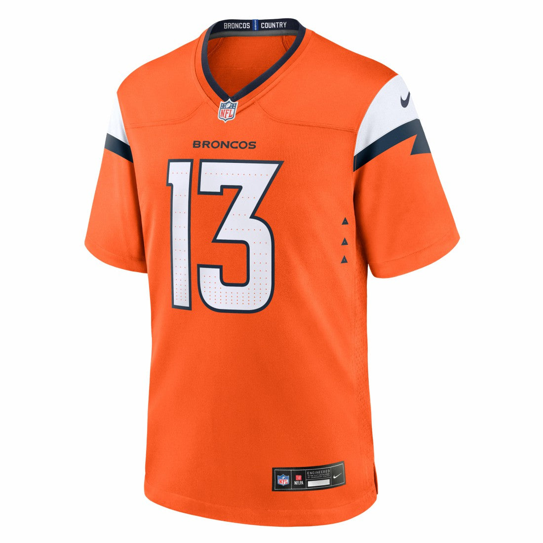 Pat Bryant Denver Broncos Team Game Jersey - Orange