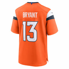 Pat Bryant Denver Broncos Team Game Jersey - Orange