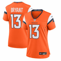 Pat Bryant Denver Broncos Women's Team Game Jersey - Orange