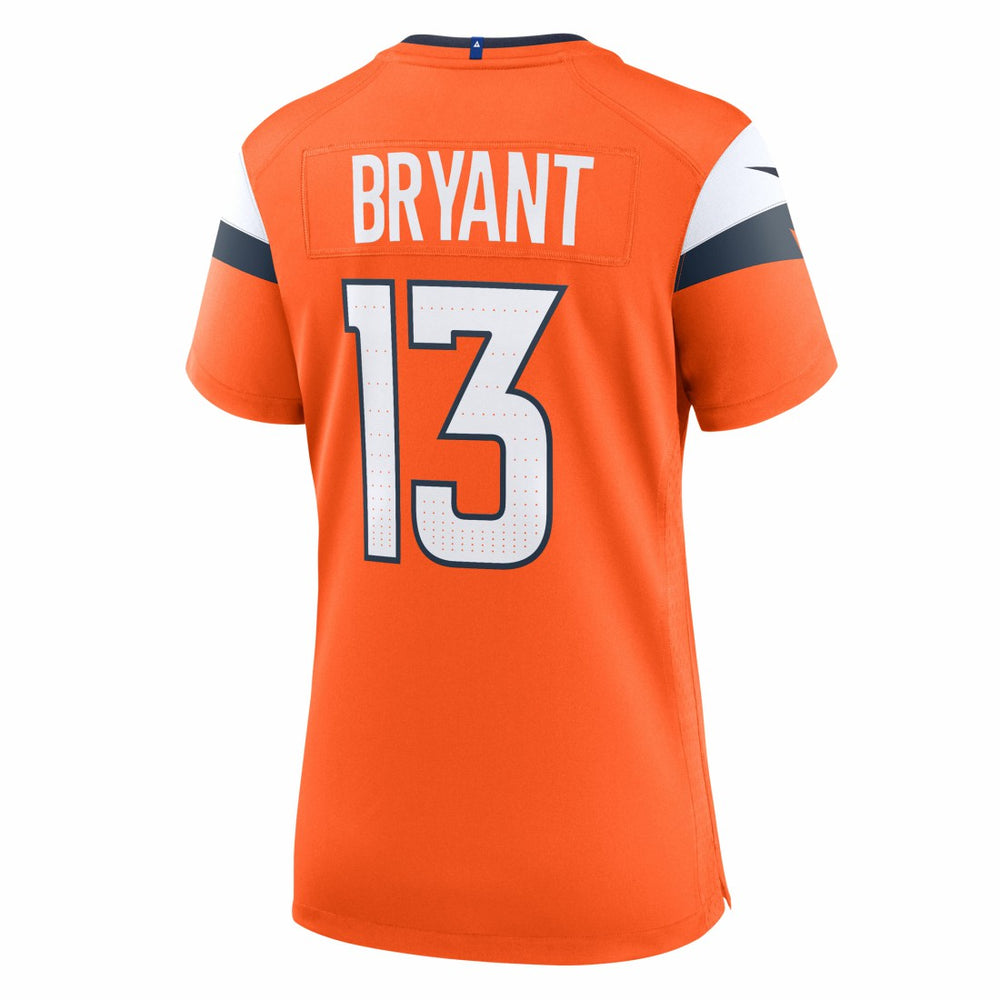 Pat Bryant Denver Broncos Women's Team Game Jersey - Orange