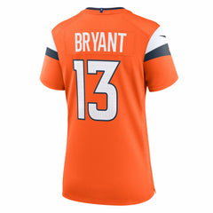 Pat Bryant Denver Broncos Women's Team Game Jersey - Orange