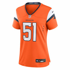 Que Robinson Denver Broncos Women's Team Game Jersey - Orange