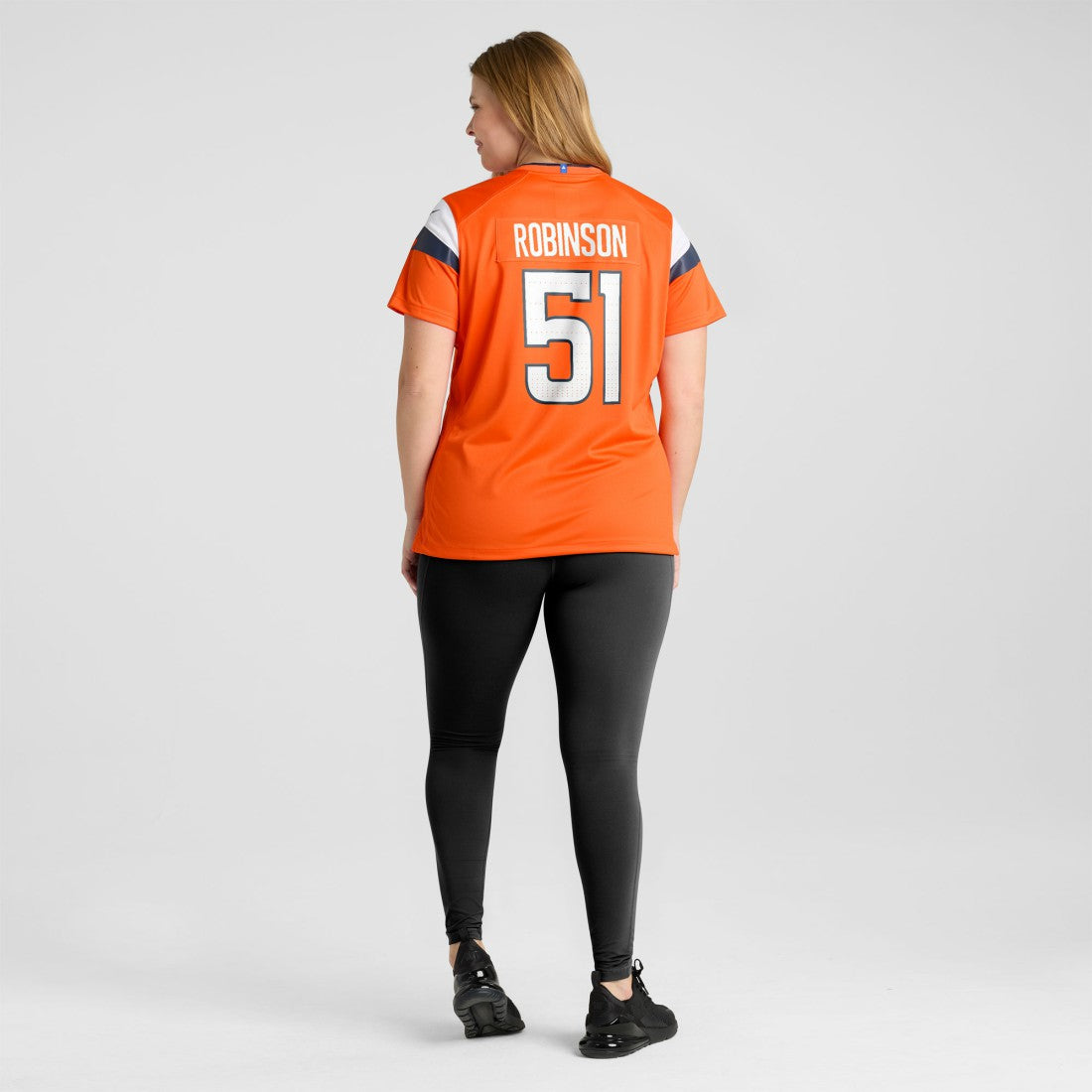 Que Robinson Denver Broncos Women's Team Game Jersey - Orange